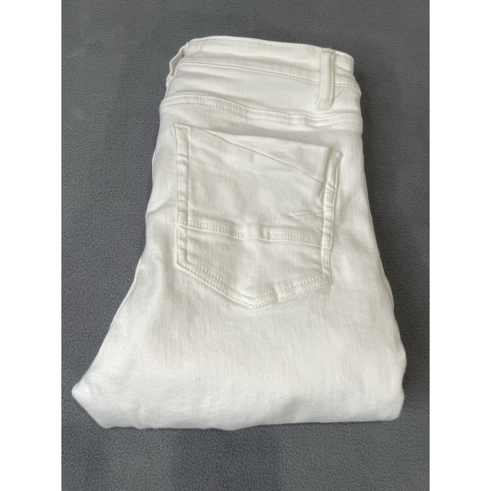 BKE Billie Slim Fit High Rise Ankle Skinny Jeans Women's 30x29.5 White
